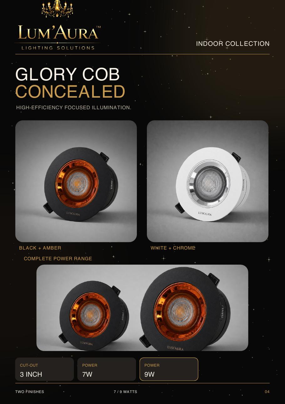 LUM'AURA lighting catalogue page 4