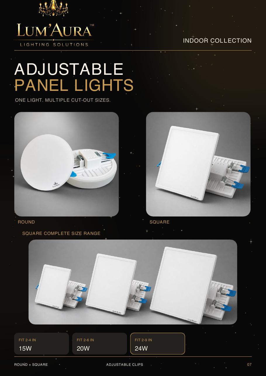 LUM'AURA lighting catalogue page 7