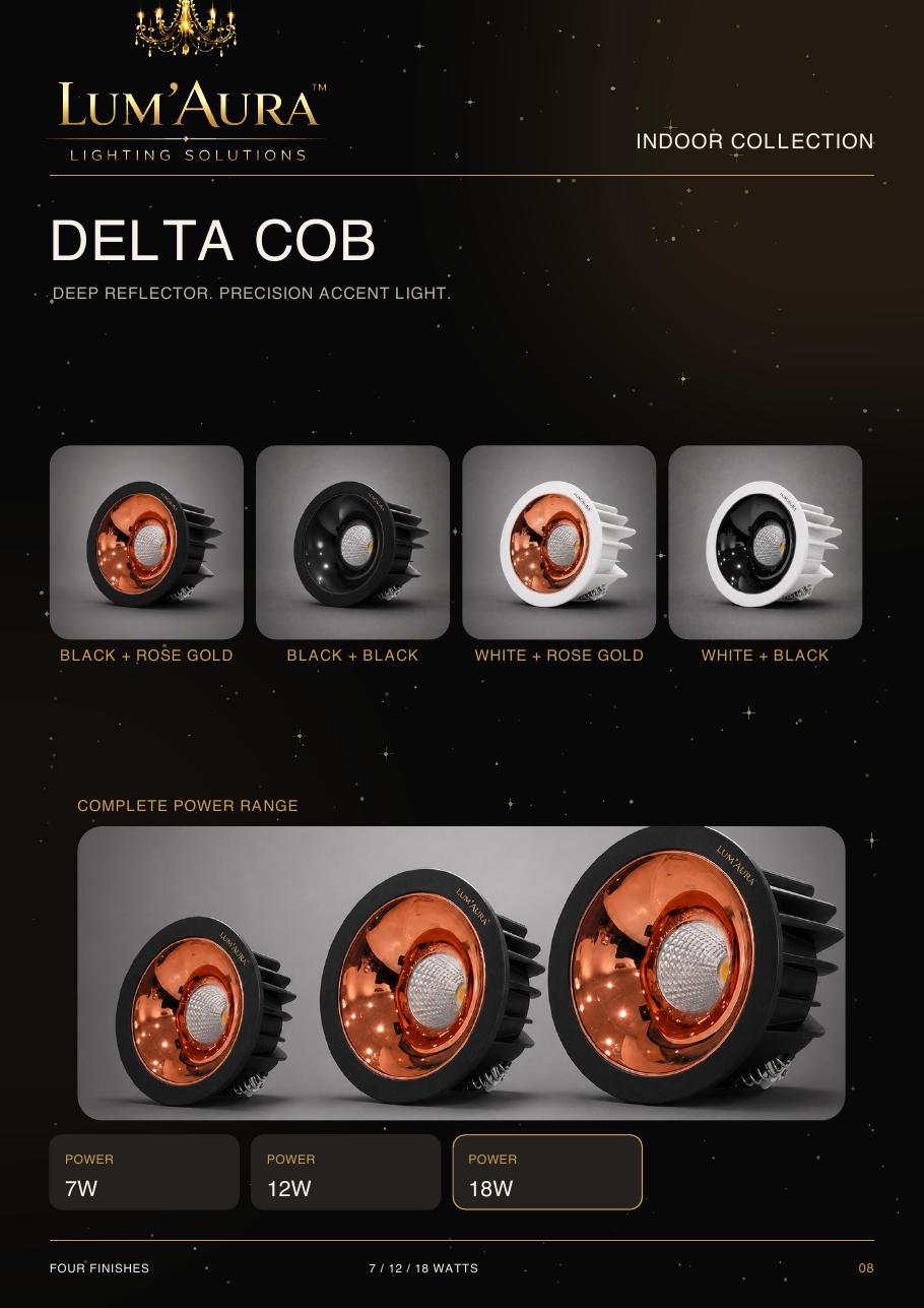 LUM'AURA lighting catalogue page 8