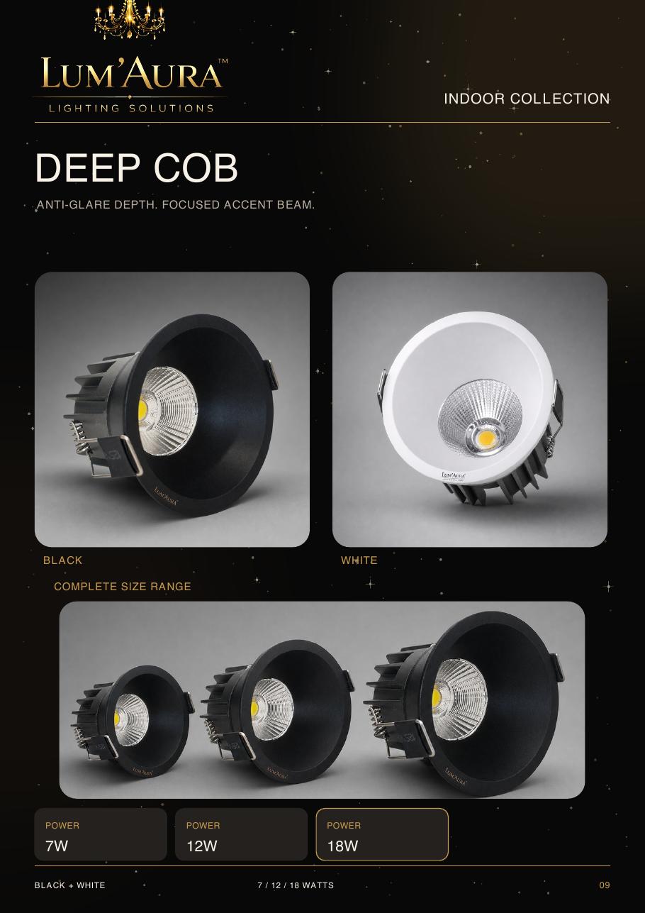 LUM'AURA lighting catalogue page 9