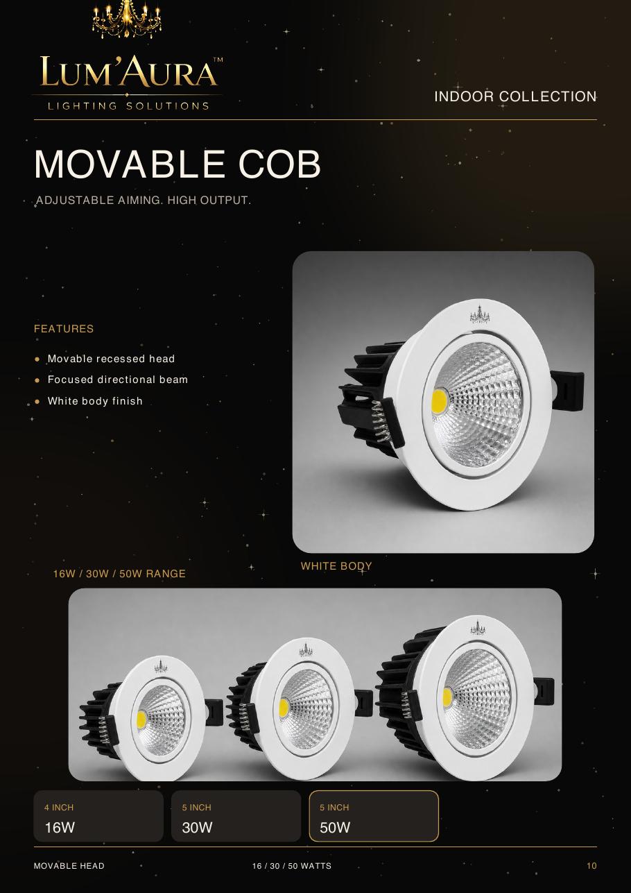 LUM'AURA lighting catalogue page 10