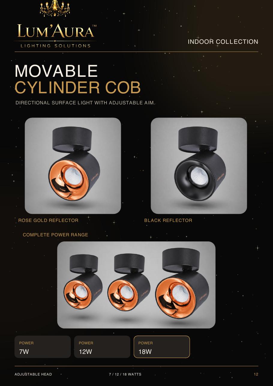 LUM'AURA lighting catalogue page 12