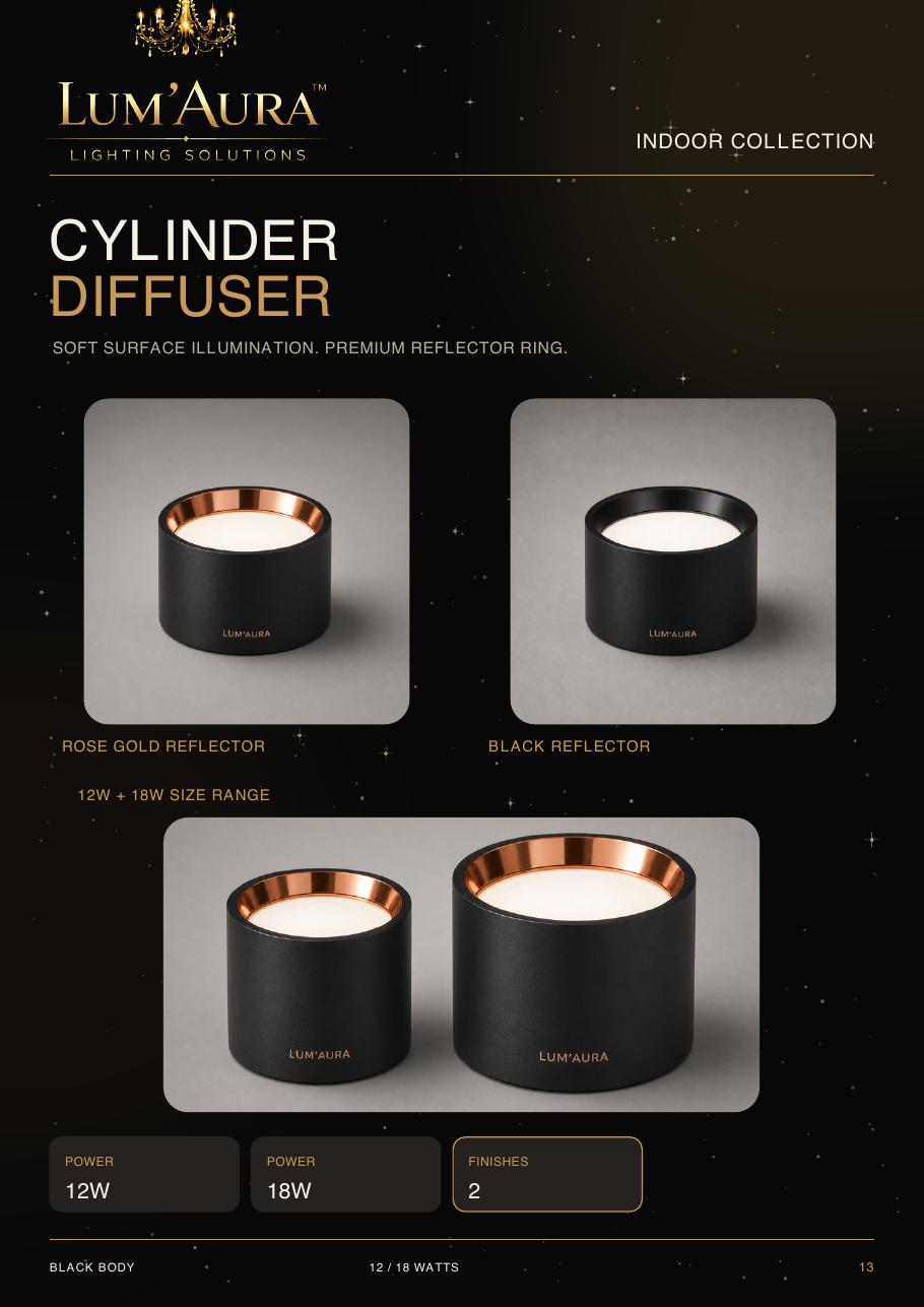 LUM'AURA lighting catalogue page 13