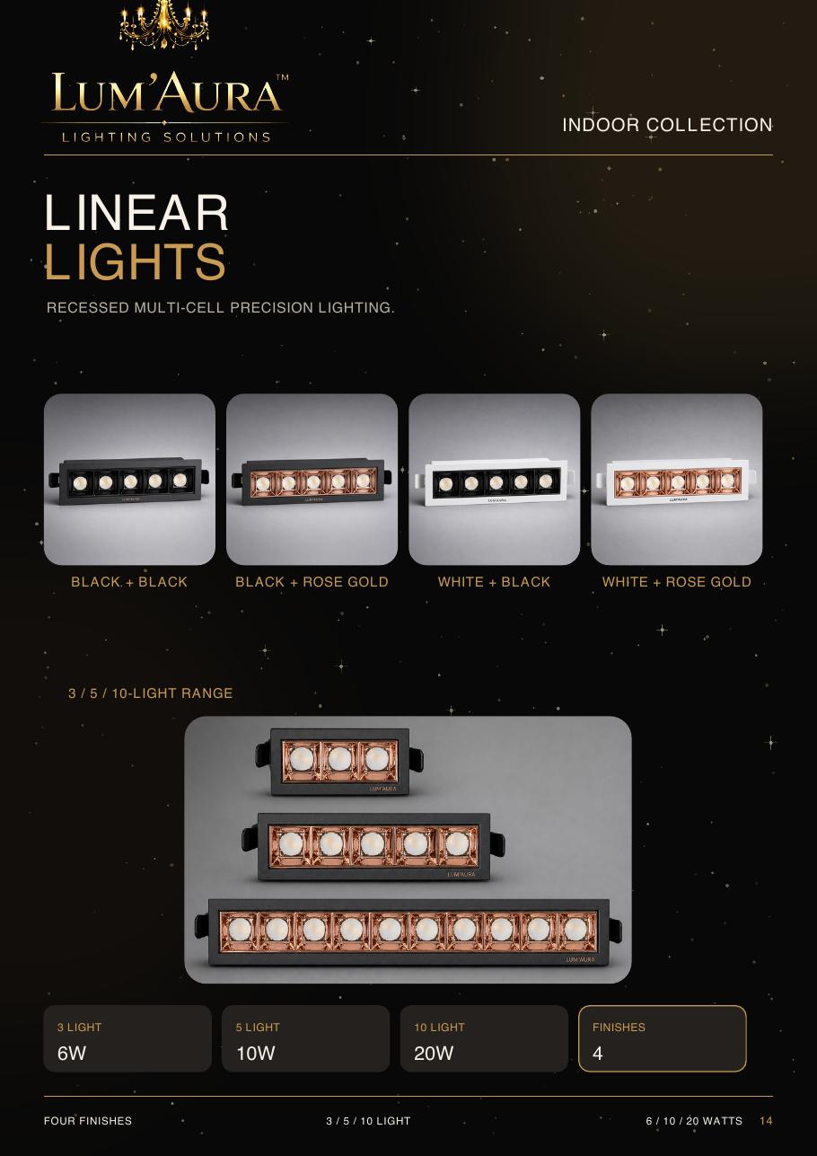 LUM'AURA lighting catalogue page 14