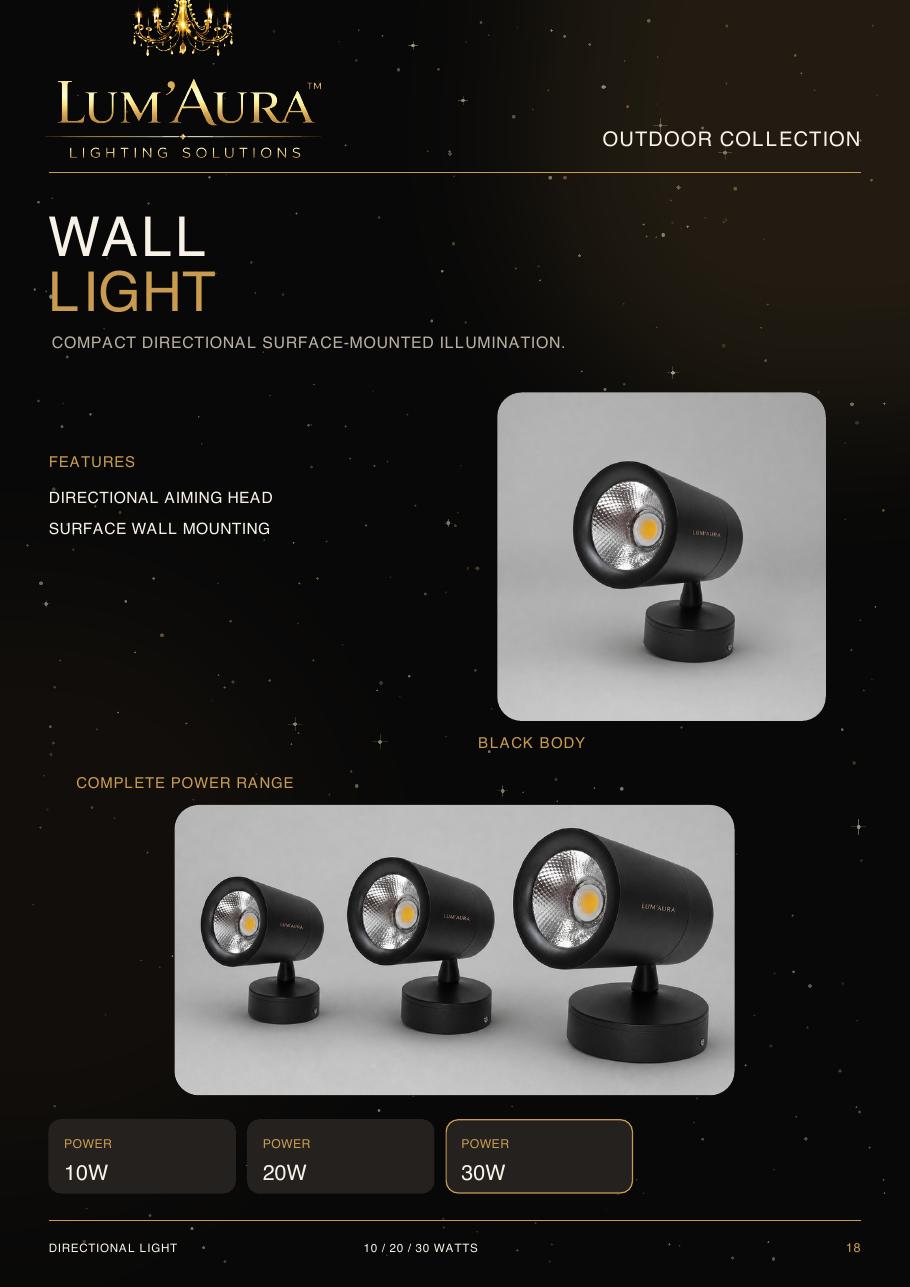 LUM'AURA lighting catalogue page 18