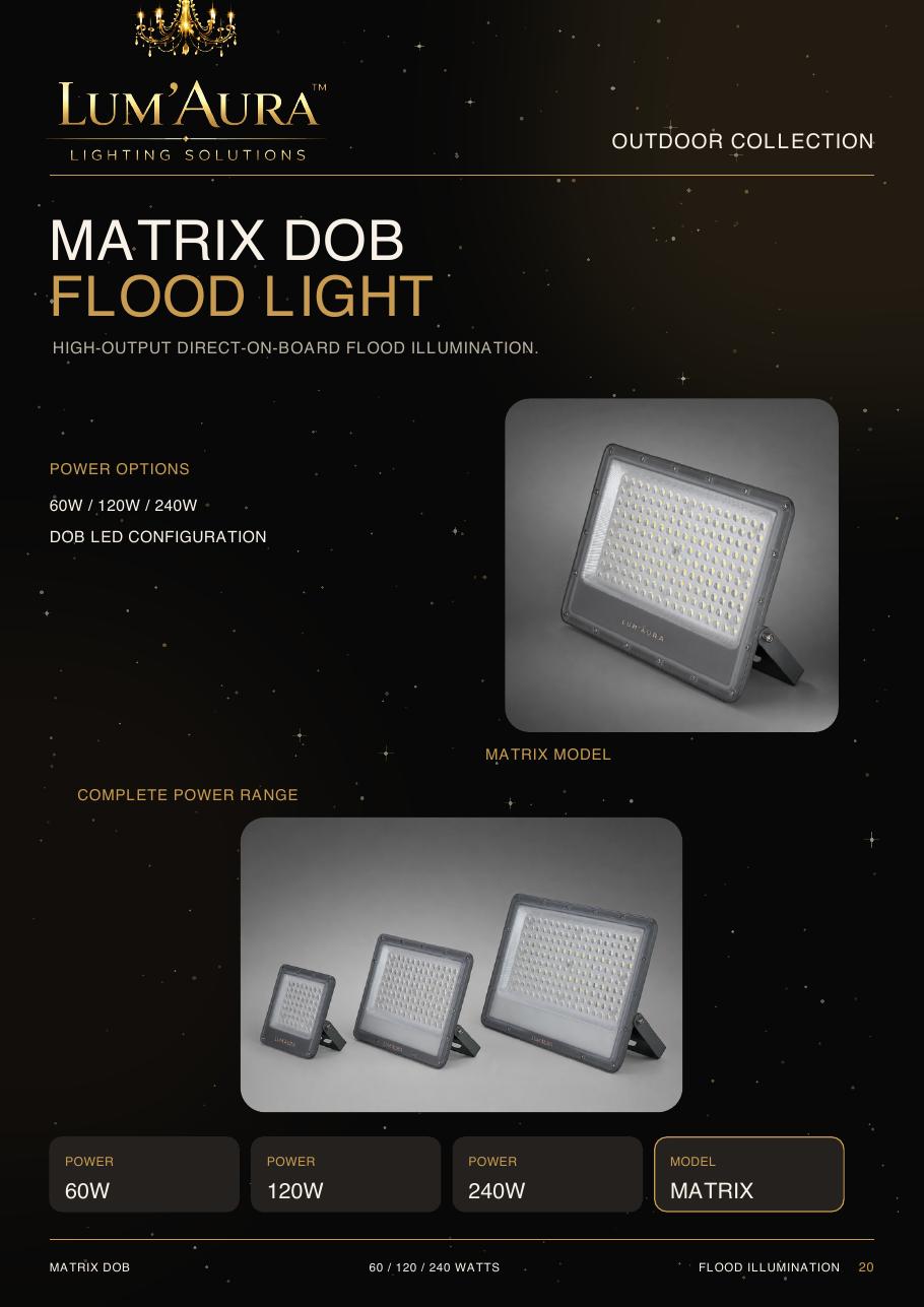 LUM'AURA lighting catalogue page 20
