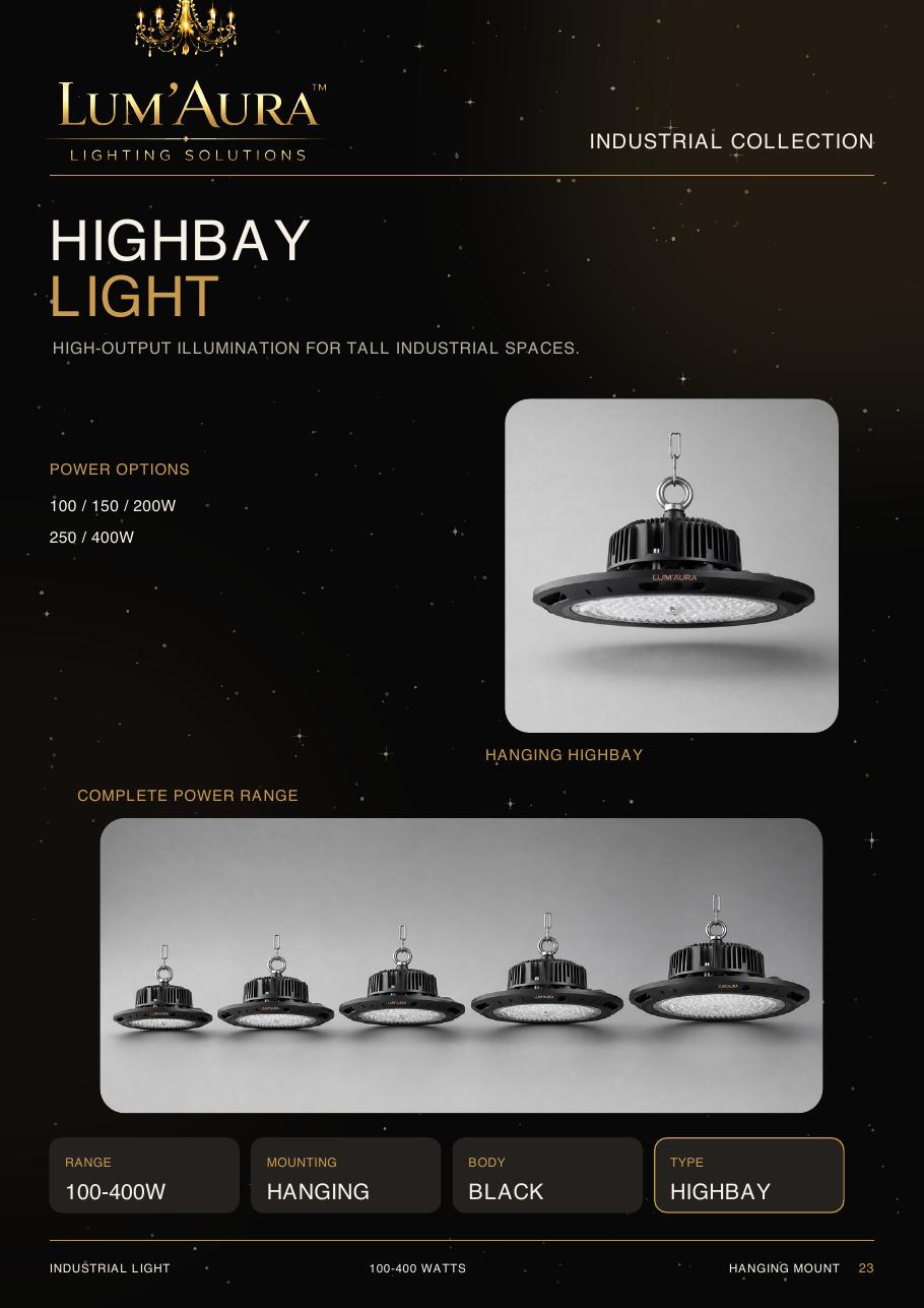 LUM'AURA lighting catalogue page 23